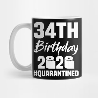 34th Birthday 2020 Quarantined Mug